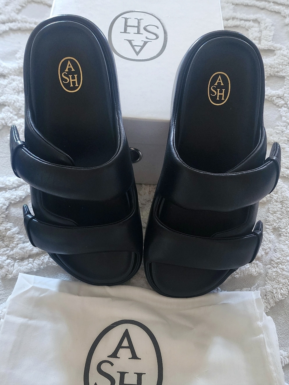 Ash Women's Zeta Puffy Platform Sandal-S -Stylish Chunky Sole Size 41 - Picture 4 of 7
